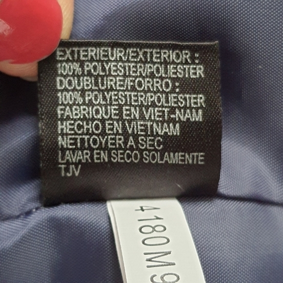 Tahari Arthur S. Levine Blue Blazer Business Career Jacket Crosshatch Size 18 - Picture 8 of 12